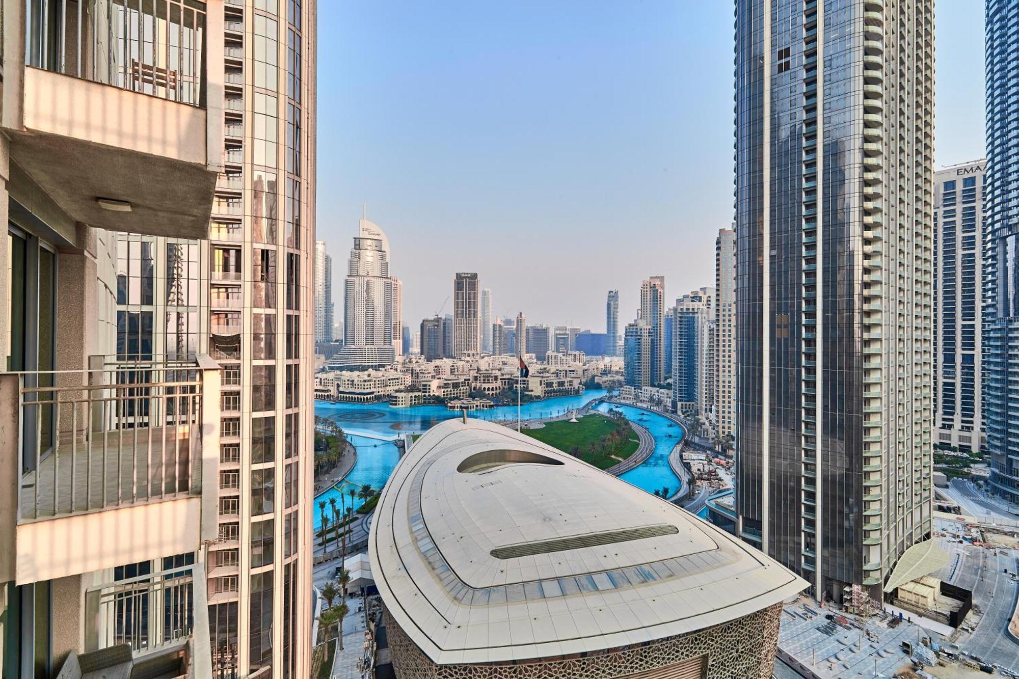 Shukran Homes Lux 1Br With Fountains View Dubai Bagian luar foto