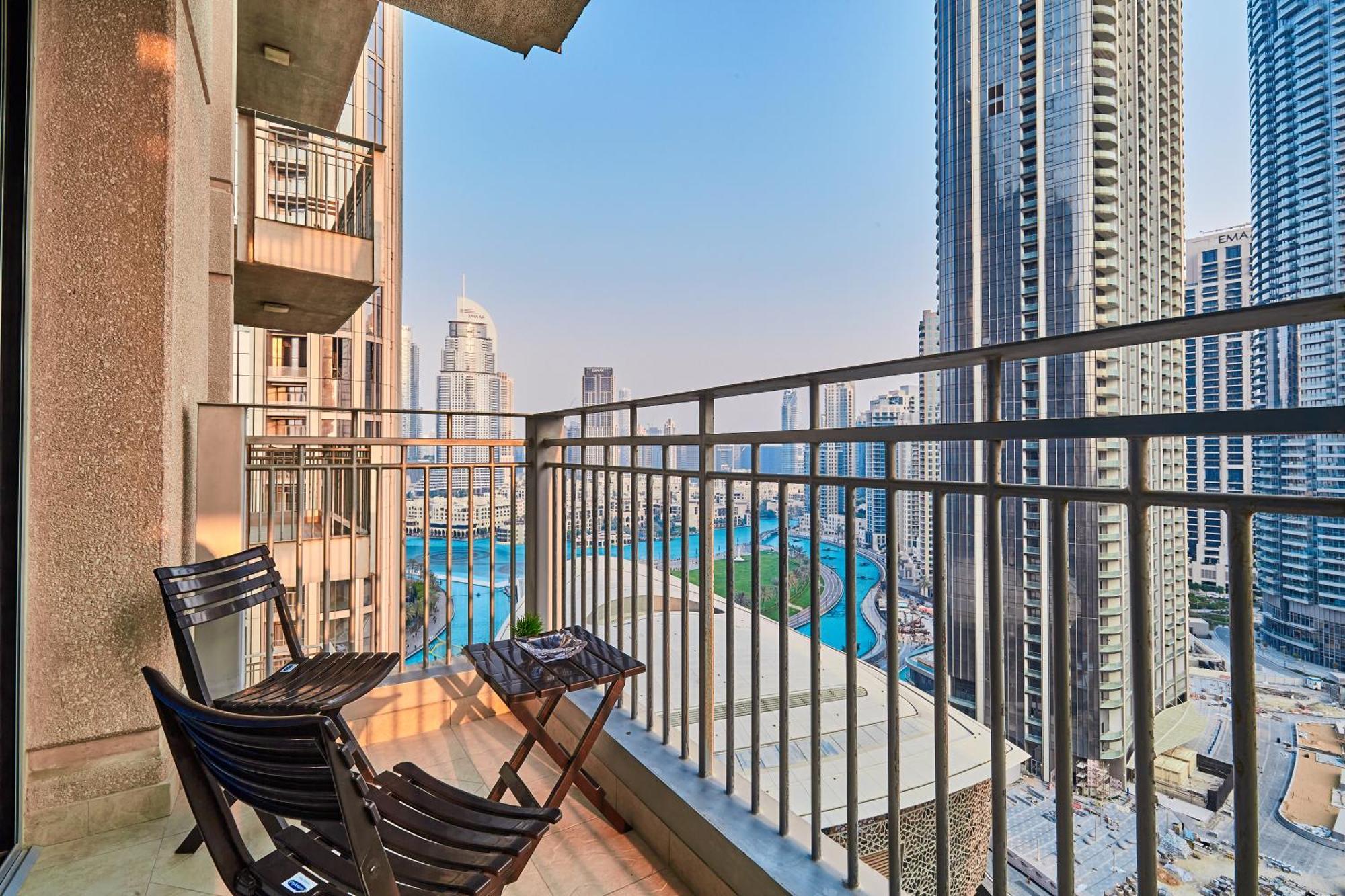 Shukran Homes Lux 1Br With Fountains View Dubai Bagian luar foto